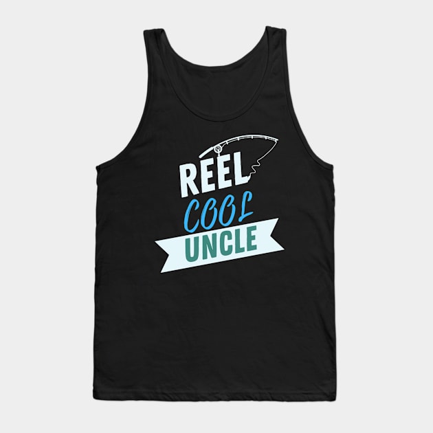 Reel Cool Uncle Fishing Apparel Tank Top by Topher's Emporium